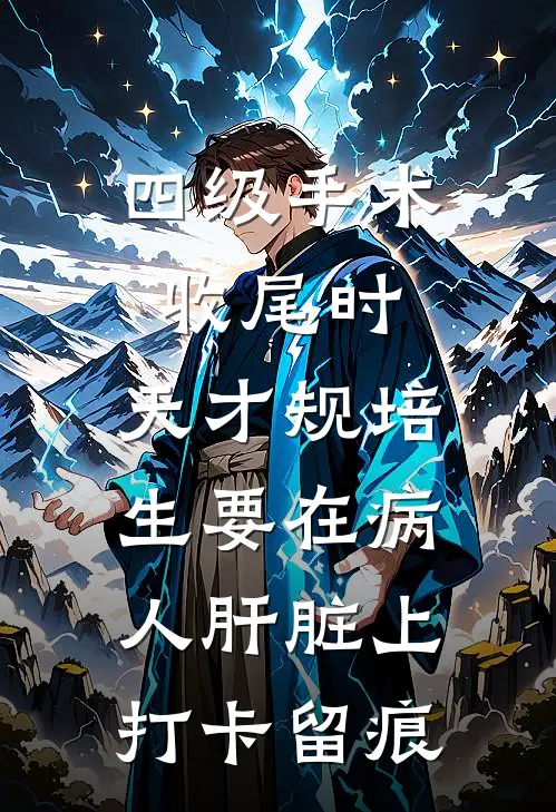 四级手术收尾时，天才规培生要在病人肝脏上打卡留痕