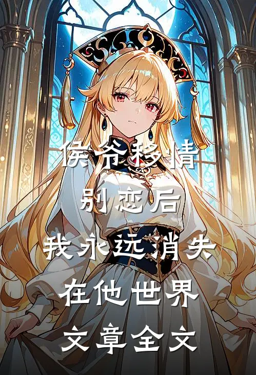 侯爷移情别恋后,我永远消失在他世界文章全文阅读